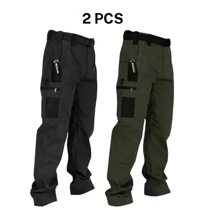 Men’s Tactical Work Pants | Multi Pockets & Zipper, for Work & Outdoor Activities