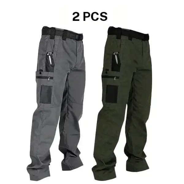 Men’s Tactical Work Pants | Multi Pockets & Zipper, for Work & Outdoor Activities