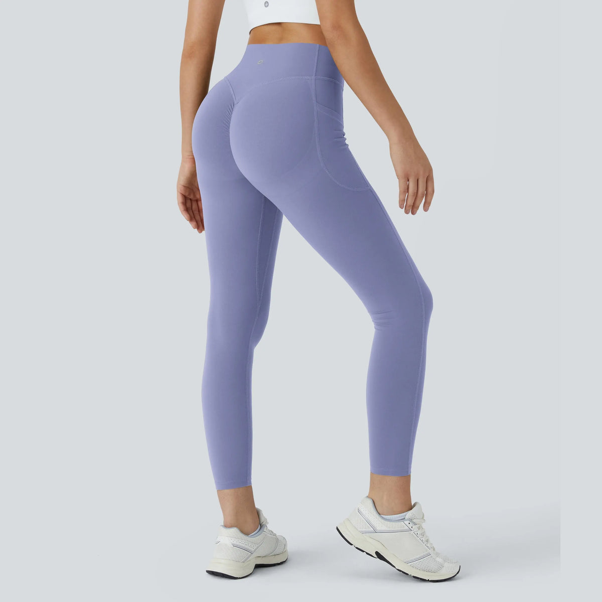 Scrunch Butt Lifting High Waist Leggings Tummy Control Pocket Sports Shaping Training Trousers