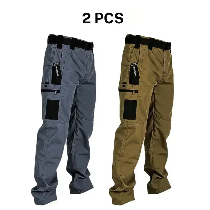 Men’s Tactical Work Pants | Multi Pockets & Zipper, for Work & Outdoor Activities
