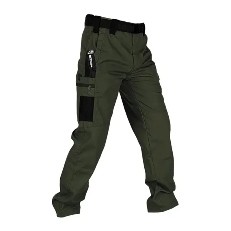 Men’s Tactical Work Pants | Multi Pockets & Zipper, for Work & Outdoor Activities