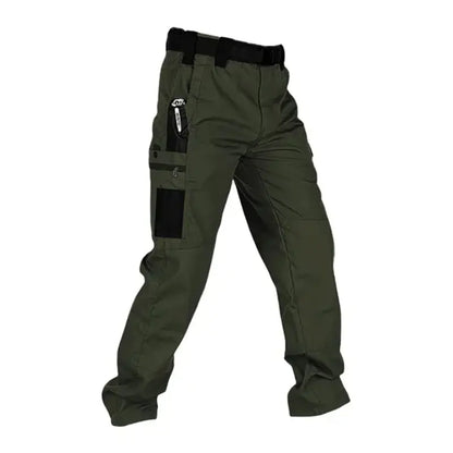 Men’s Tactical Work Pants | Multi Pockets & Zipper, for Work & Outdoor Activities